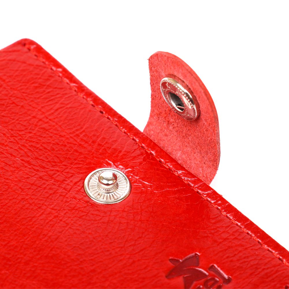 Women's leather wallet Shvigel 16482 Red