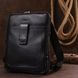 Men's tablet bag with two compartments, leather flotar SHVIGEL 11283 Black