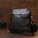 Leather stylish men's shoulder bag SHVIGEL 11604 Black