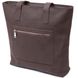 Leather matte women's bag Shvigel 16363 brown