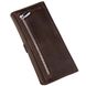 Leather Big Bifold Wallet for Women and Men - Long Wallet - Brown Vintage - Shvigel 16207