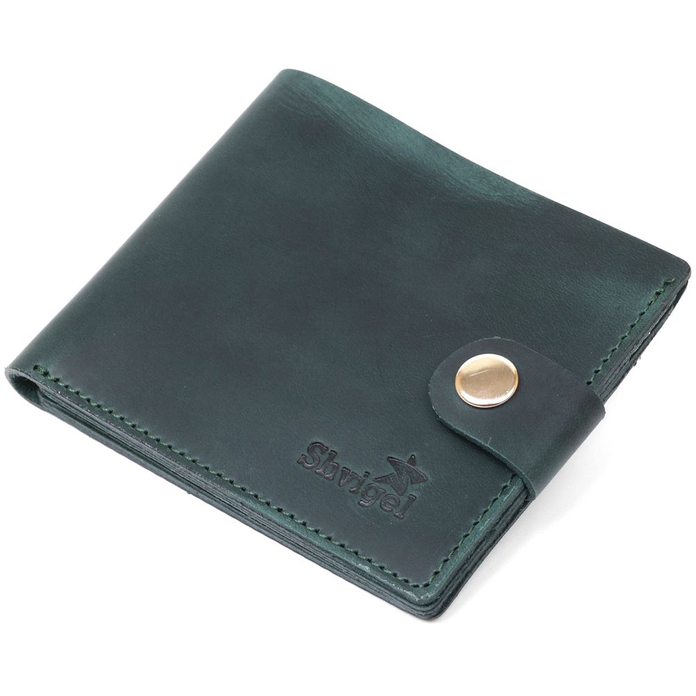 Fashionable Vintage Wallet Shvigel 16498 Green