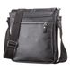 Men's Bag - Leather - Black - Shvigel 00878
