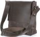 Vintage Leather Messenger Bag - Brown - Shvigel 00884