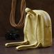 Оригинальный женский рюкзак из натуральной кожи Shvigel 16307 Лимонный