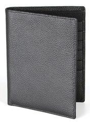 RFID big passport wallet - Genuine leather - Black - SHVIGEL 13830