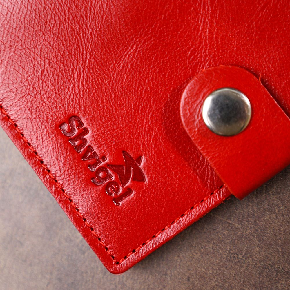 Practical women's wallet Shvigel 16503 Red