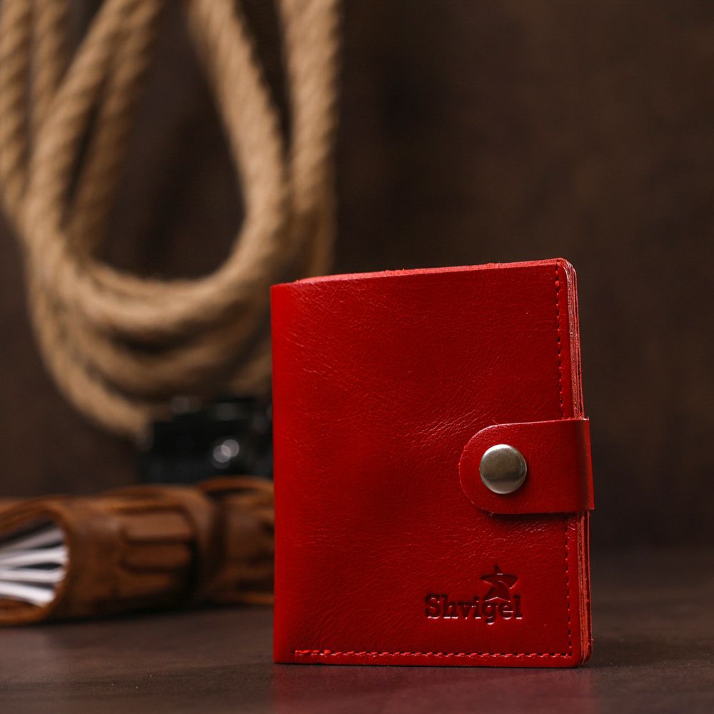 Practical women's wallet Shvigel 16503 Red