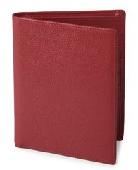 Гаманець SHVIGEL 13831 шкіряний з відділеннями для паспортів Червоний