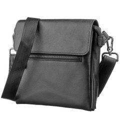 Black Bag for Men - Genuine Leather - Shvigel 13938