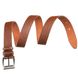 Leather Belt for Men Brown - Shvigel 17339