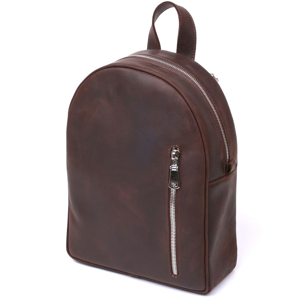 Universal matte women's backpack Shvigel 16329 Brown