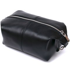 Stylish glossy cosmetic bag Shvigel 16403 black