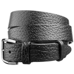 Leather Belt for Men Black - Shvigel 17340