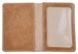 Зручна шкіряна обкладинка для пластикових прав SHVIGEL 16075, Бежева
