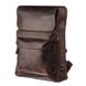 Large backpack in leather Crazy horse Shvigel 15307 Brown