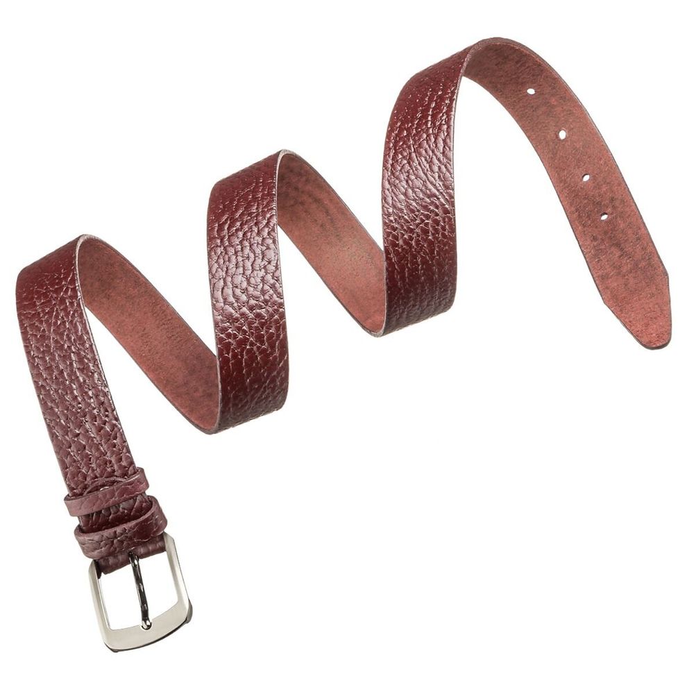 Brown Classic Dress Belt for Men - Genuine Leather Casual Jean Men's Belt - Shvigel 17341