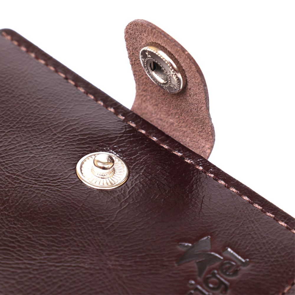 Classic men's wallet made of genuine leather Shvigel 16506 Brown