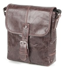 Bag SHVIGEL 00855 made of genuine leather Brown