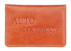 Driver's License Holder - Made of Genuine Leather - Brown - Shvigel 16137
