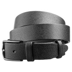 Black Classic Belt for Men - Genuine Leather Dress Men's Belt -Shvigel 17343