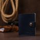 Convenient wallet made of genuine leather Shvigel 16507 Blue