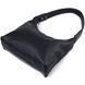 Shoulder Bag SHVIGEL 22827 Black Natural Leather Flotar - Made in Ukraine