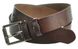 Casual leather belt for men - Brown - SHVIGEL 00057