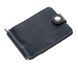 Leather Money Clip - Front Pocket Wallet - Men Women Dark Blue - Shvigel 16142