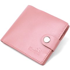Horizontal women's wallet made of genuine leather Shvigel 16446 Pink