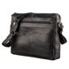 Business men's leather shoulder bag SHVIGEL 11246 Black