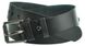 Casual leather belt for men - Black - SHVIGEL 00058