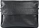 Black Men's Leather Bag - Shvigel 00997