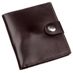Slim Leather Wallet for Men - Brown Men's Wallet with Coin Pocket - Shvigel 16218