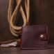 Shvigel Vintage Leather Wallet 16436 Burgundy