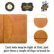 Leather Credit Card Holder - Yellow - Shvigel 15300