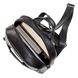 Black Leather Blackpack for Women - Small Backpack Leather - Shvigel 15304