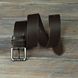 Genuine leather casual belt for men - Black - SHVIGEL 11023