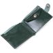 Small fashionable leather wallet Shvigel 16441 Green