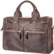 Vintage Leather Laptop Bag - Brown - Shvigel 11020