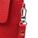Women's leather travel cosmetic bag Shvigel 16417 Red