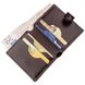 Slim Leather Wallet for Men - Brown Men's Wallet - Shvigel 16222
