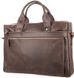 Vintage Leather Bag for Laptop - Brown - Shvigel 11026