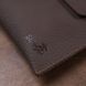 Matte leather travel bag Shvigel 16418 Brown
