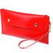 Women's leather cosmetics bag Shvigel 16421 red