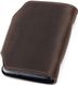 Long Business Card Holder - Genuine Leather - Brown - Shvigel 13908