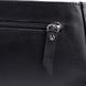 Ladies' Baguette Bag with Detachable Chain and Strap, SHVIGEL 22838, Black Leather
