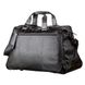 Leather Duffel Travel Bag - Black Sports Gym Bag - Weekend Overnight Luggage Bag - Weekender - Shvigel 11120