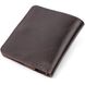 Stylish leather wallet for men Shvigel 16610 Brown