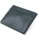 Practical leather wallet Shvigel 16448 Green